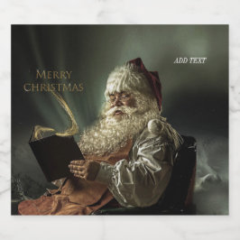 Gamla bild av Jultomten magi i helgdagarna