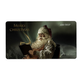 Gamla bild av Jultomten magi i helgdagarna Fraktsedel