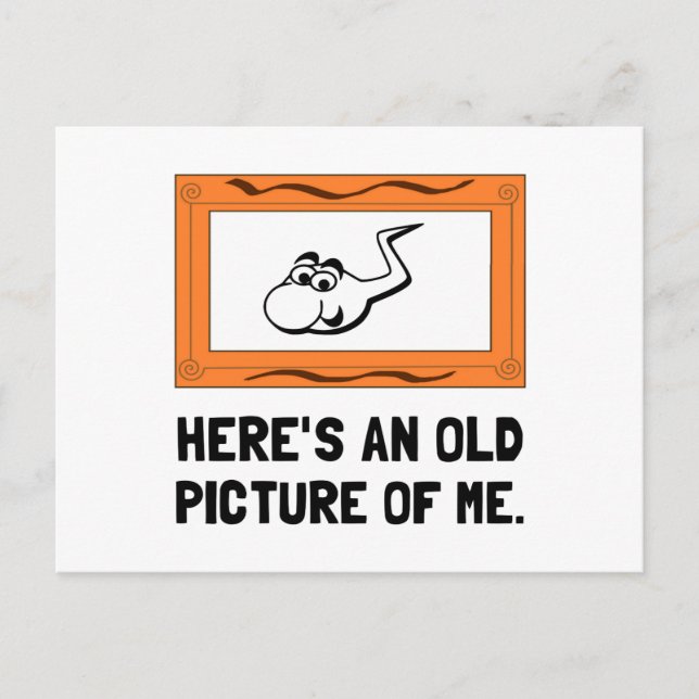 Gamla Bild av mig Vykort (Framsida)