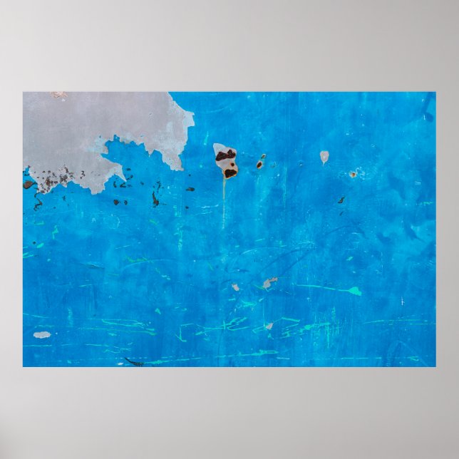 Gamla blå järn-dörrar rostig bakgrund i struktur.a poster (Framsidan)