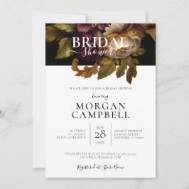 Gamla Blommigten Inbjudningskort för möhippan