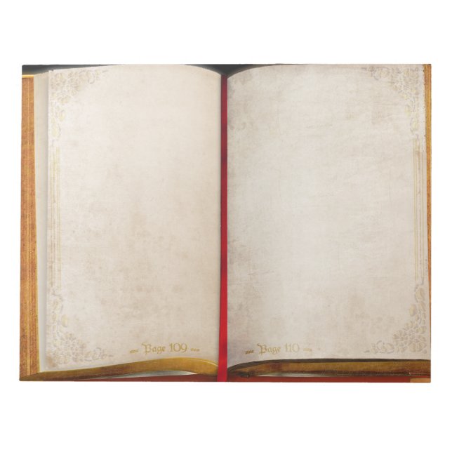 Gamla Bok Anteckningsblock (Framsida)