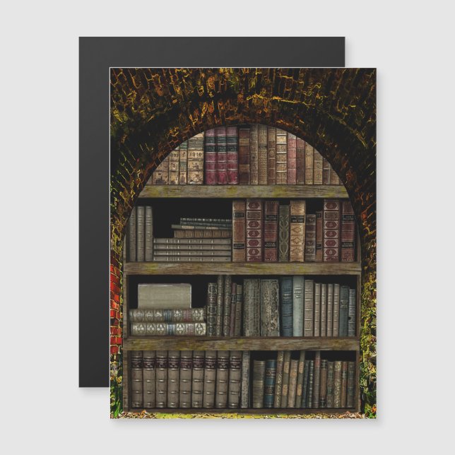 Gamla Bok Bibliotek bok älskare (Fram/baksida)