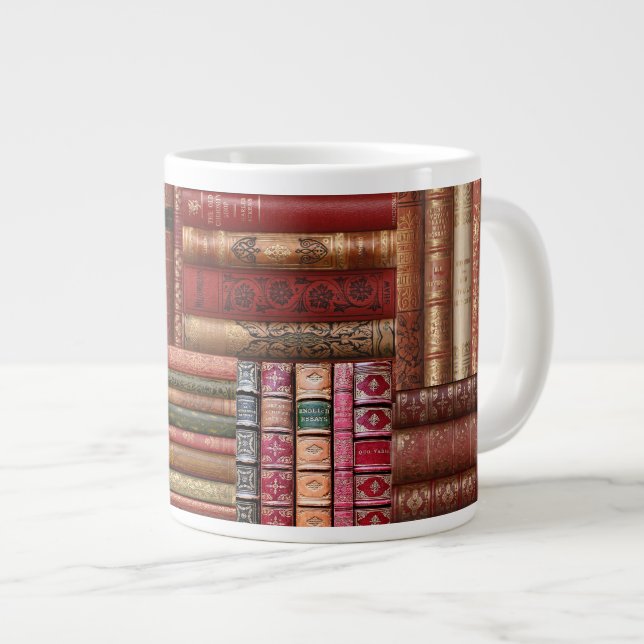 Gamla Bok Bibliotek Jumbo Mugg (Framsida höger)