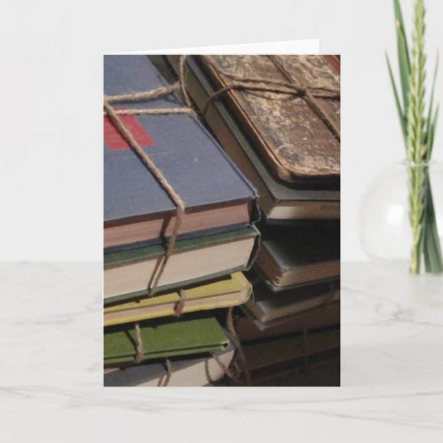 Gamla bok-stacken kort (Framsida)