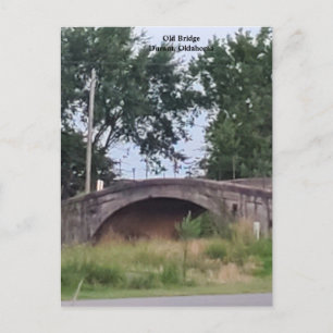 Gamla Bridge Durant, Oklahoma Vykort