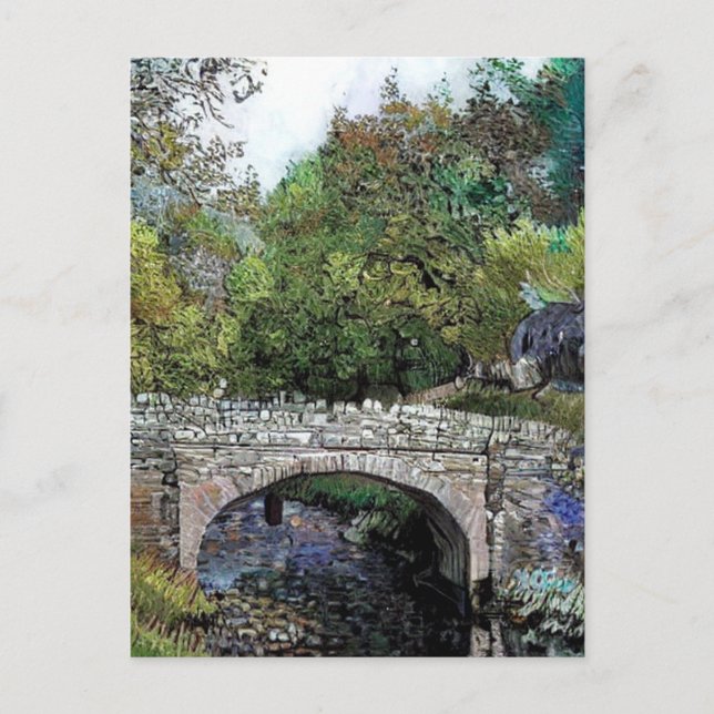GAMLA BRIDGE OVER RIVER VYKORT (Framsida)