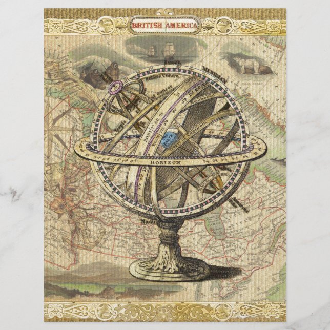 Gamla British America Explore Polar Bear Compass K (Framsida)