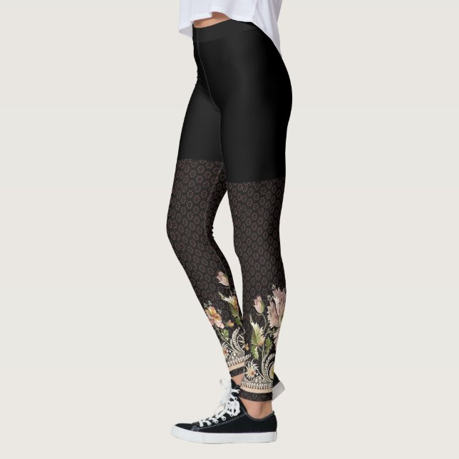 Gamla broderier leggings (Vänster)
