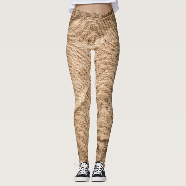 Gamla bruna trasa: texturerad bakgrund. leggings (Framsida)