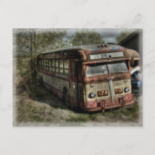 Gamla Buss Vykort