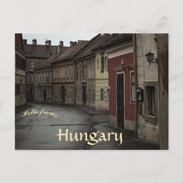 Gamla Byggnad i Sopron i Ungern Vykort (Framsida)