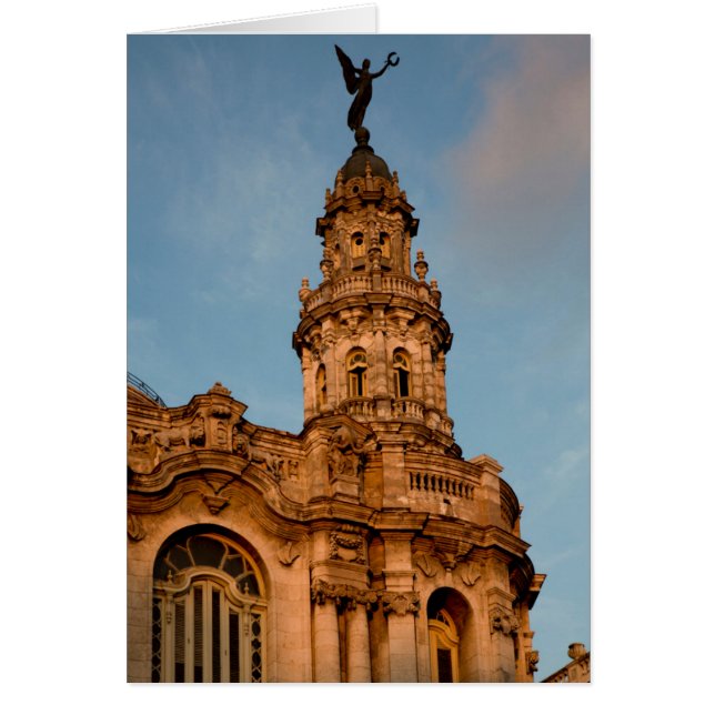 Gamla byggnad Spire, Havana, Kuba Hälsningskort (Framsidan)
