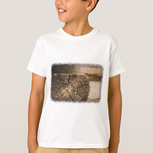 Gamla Cabin Struktur T-shirt (Framsida)