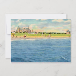 Gamla Cape Cod Beach-kort Anteckningskort
