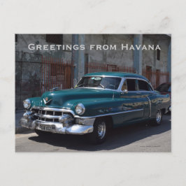 Gamla Cars Havana Cuba Taxi Vykort