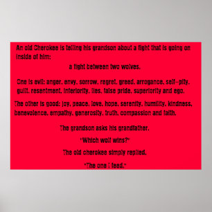 Gamla Cherokee Poster