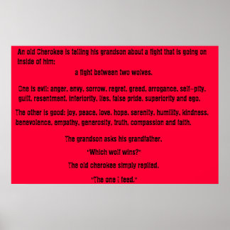 Gamla Cherokee Poster