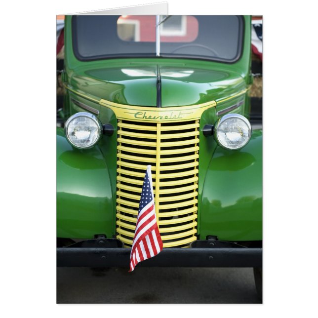 Gamla Chevy Hälsningskort (Framsidan)