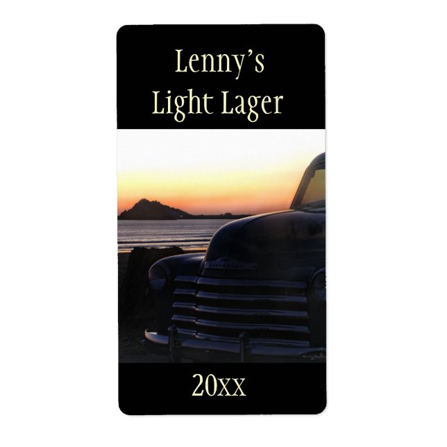 Gamla Chevy Lager-etikett Fraktsedel (Framsidan)