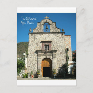 "Gamla ChUrch" Ajijic, Mexiko Vykort