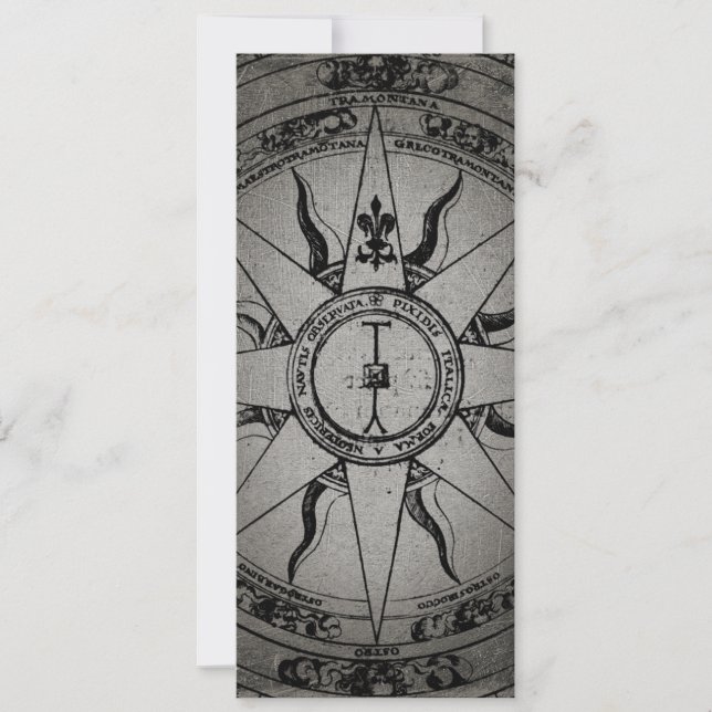 Gamla Compass Ro Inbjudningar (Framsida)