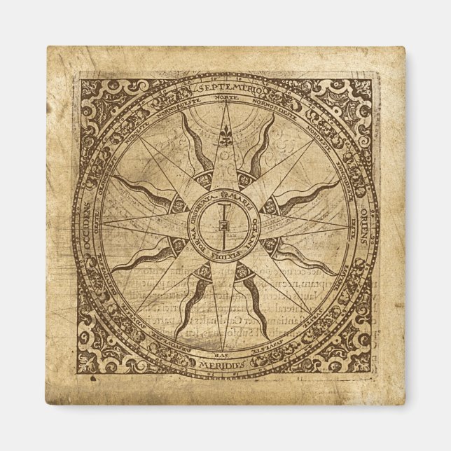 Gamla Compass Ro Magnet (Framsidan)