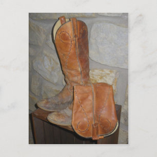 Gamla Cowboy Boots är bästa CowboyBoots! Vykort