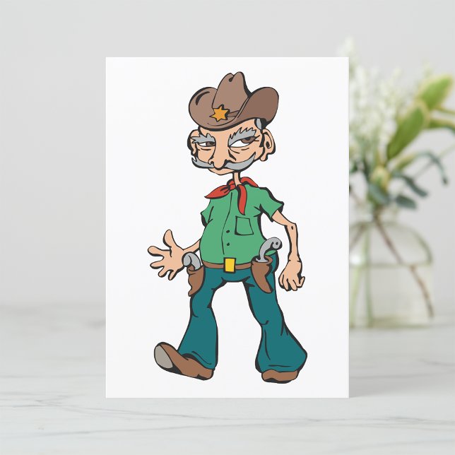 Gamla Cowboy Inbjudningar (Skapare uppladdad)