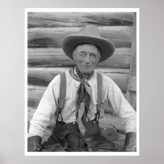 Gamla cowboyen poster