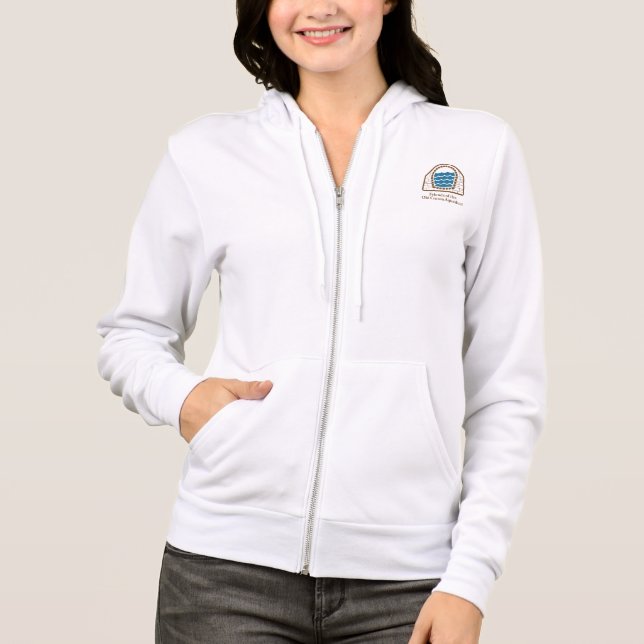 Gamla Croton Aqueducation Women's Zip Hoodie T Shirt (Framsida)