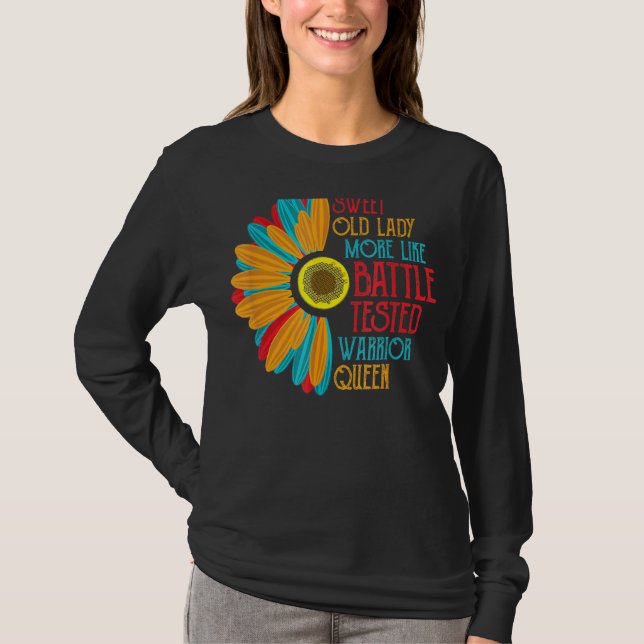 Gamla Dam-gamla barnmorskor T Shirt (Framsida)