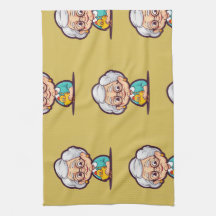 Gamla dam med kyckling