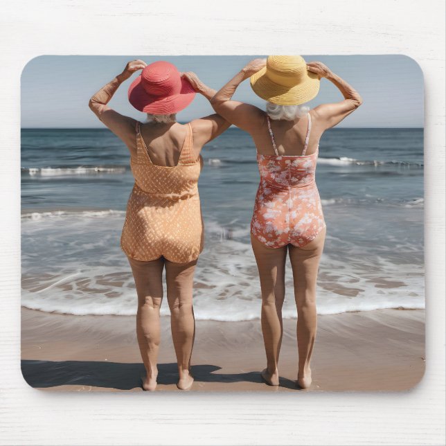 Gamla Dam på stranden Musmatta (Framsidan)