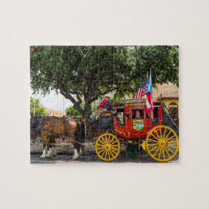 Gamla diligensen Texas Pussel