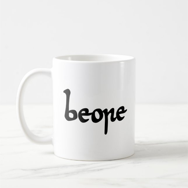 Gamla engelska Beer Kaffemugg (Vänster)