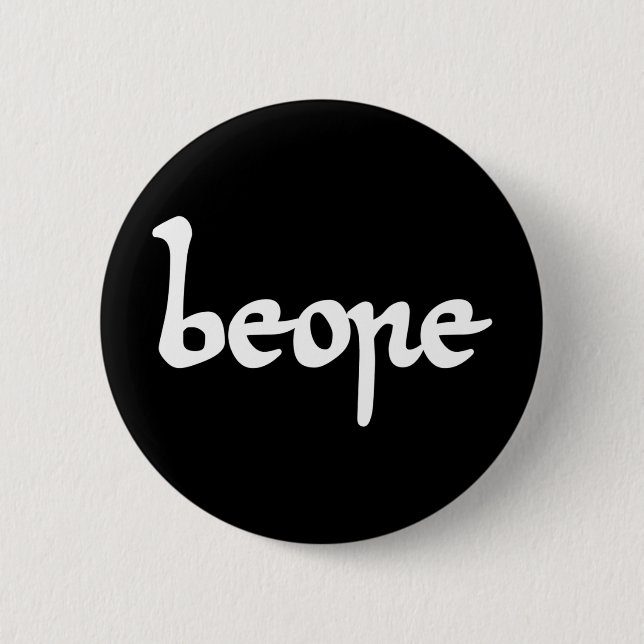 Gamla engelska Beer Knapp (Framsida)