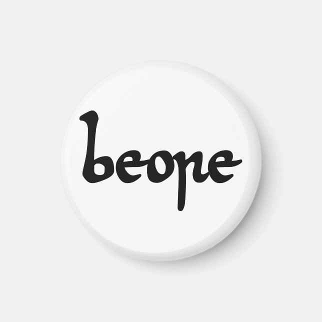 Gamla engelska Beer Magnet (Framsidan)