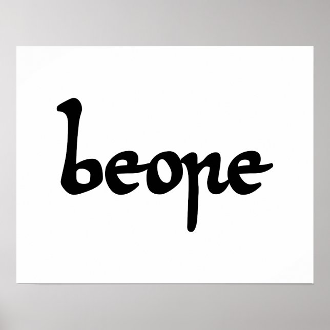 Gamla engelska Beer Poster (Framsidan)