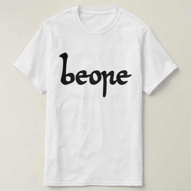 Gamla engelska Beer T Shirt (Design framsida)