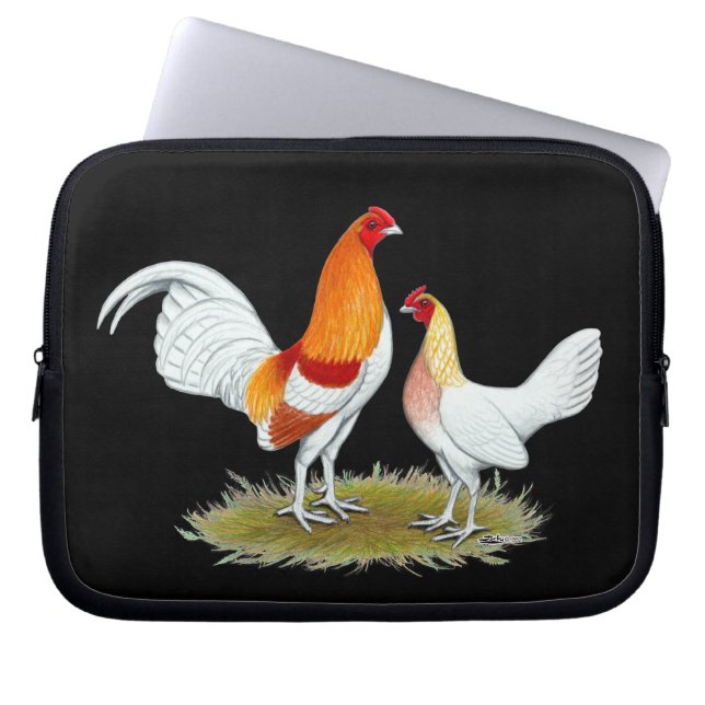 Gamla engelska matchen Bantam: Red Pyle Laptop Fodral (Framsidan)