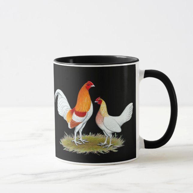 Gamla engelska matchen Bantam: Red Pyle Mugg (Höger)