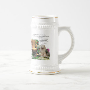 Gamla engelska Sheepdog Art-presenter Sejdel