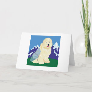 Gamla engelska Sheepdog Kort