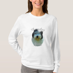 Gamla engelska Sheepdog Mamma 2 T Shirt
