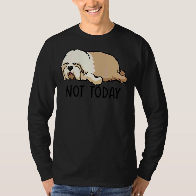 Gamla engelska Sheepdog Mamma Hund Mors dag T Shirt (Framsida)