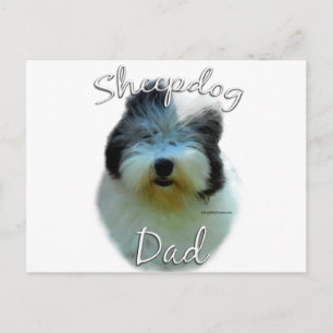 Gamla engelska Sheepdog Vykort