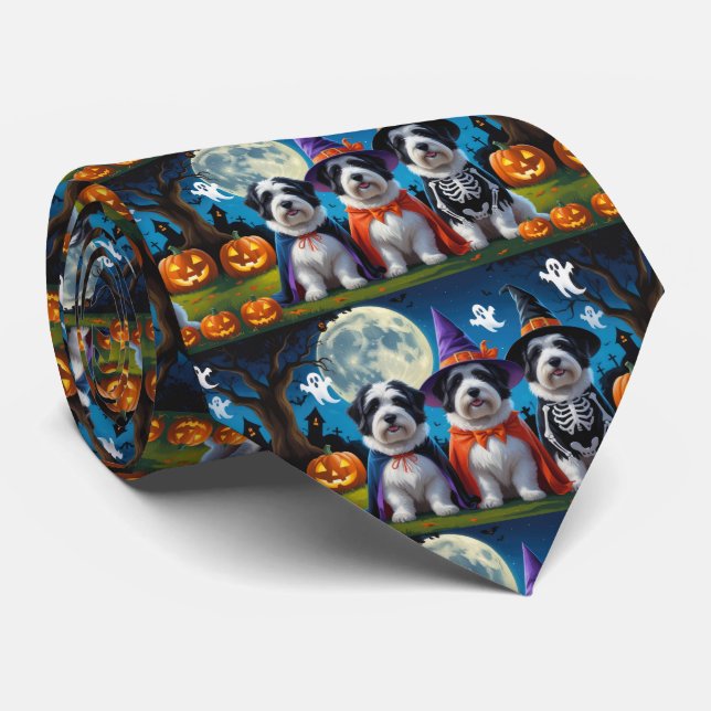 Gamla engelska Sheephund Pumpkin Halloween Funny Slips (Rullad)