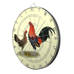Gamla engelska spelfantams: BB Red Pair Darttavla