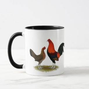 Gamla engelska spelfantams: BB Red Pair Mugg